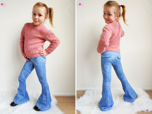 Sofilantjes Flora Flared Pants light denim | LR  | MinoQui by Liz